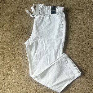 NWT!✅ NY&Co Paperbag waist linen pants